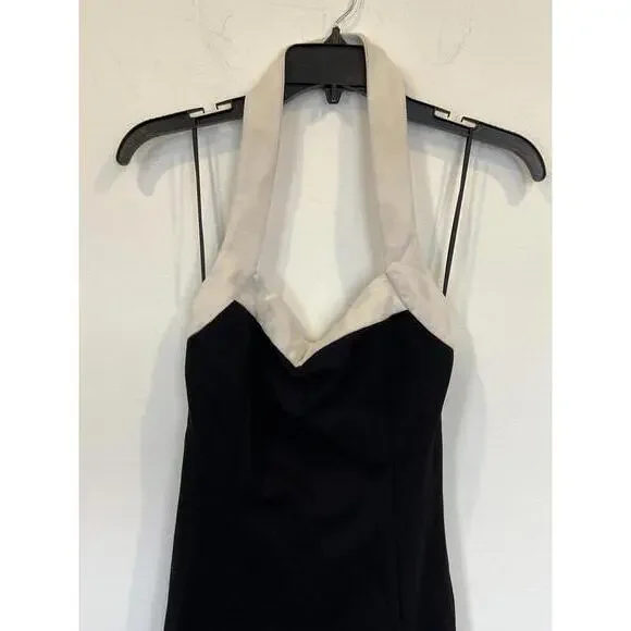 NICHOLAS Jane Midi Dress in Solid Black & Milk - Picture 5 of 12